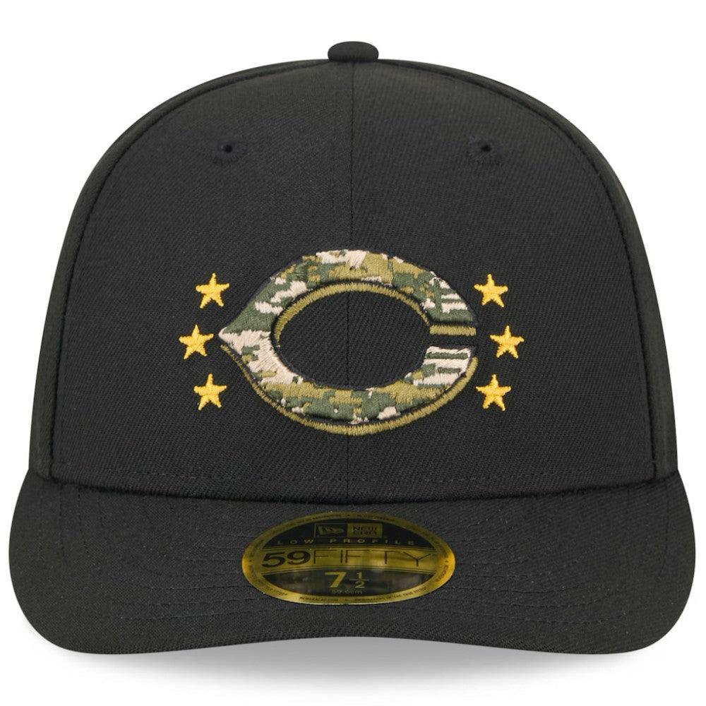 Cincinnati Reds New Era 2024 Armed Forces Day Low Profile 59FIFTY Fitted Hat - Black - New Era on Sale