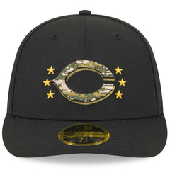 Cincinnati Reds New Era 2024 Armed Forces Day Low Profile 59FIFTY Fitted Hat - Black - New Era on Sale