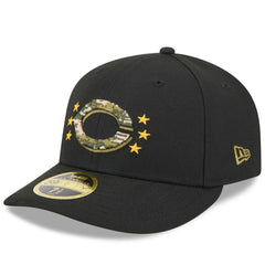 Cincinnati Reds New Era 2024 Armed Forces Day Low Profile 59FIFTY Fitted Hat - Black - New Era on Sale