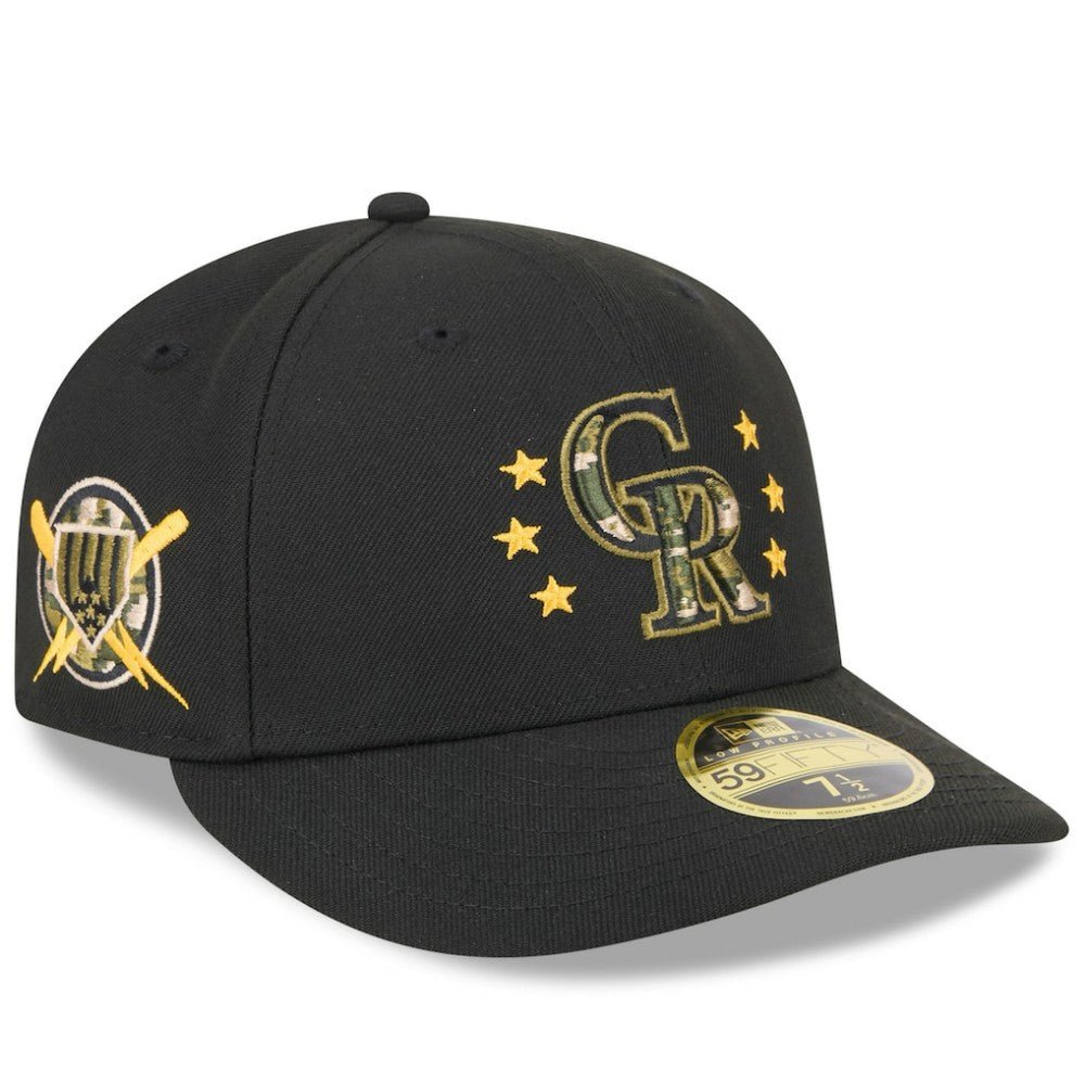Colorado Rockies New Era 2024 Armed Forces Day Low Profile 59FIFTY Fitted Hat - Black - New Era Sale