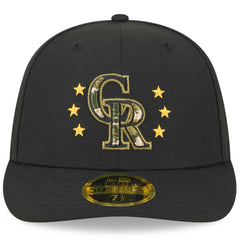 Colorado Rockies New Era 2024 Armed Forces Day Low Profile 59FIFTY Fitted Hat - Black - New Era Sale
