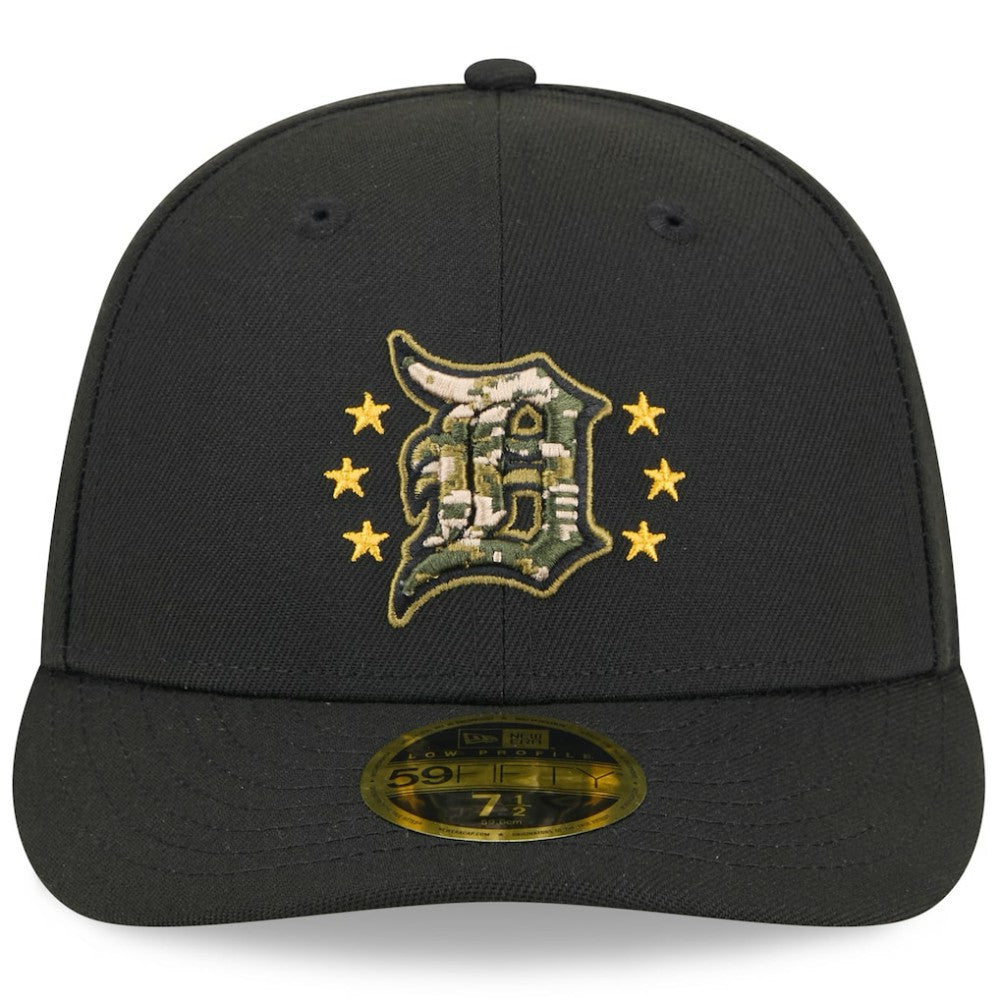 Detroit Tigers New Era 2024 Armed Forces Day Low Profile 59FIFTY Fitted Hat - Black - New Era Sale