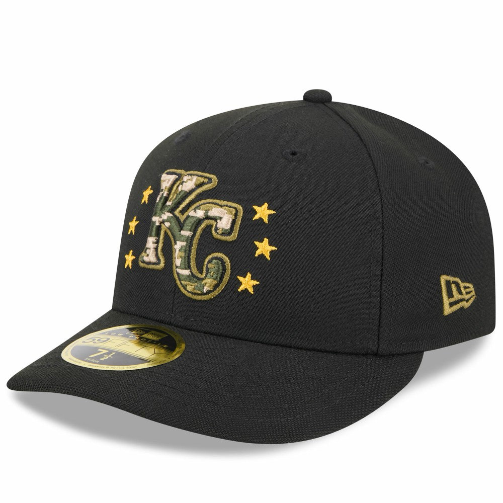 Kansas City Royals New Era 2024 Armed Forces Day Low Profile 59FIFTY Fitted Hat - Black - New Era Sale