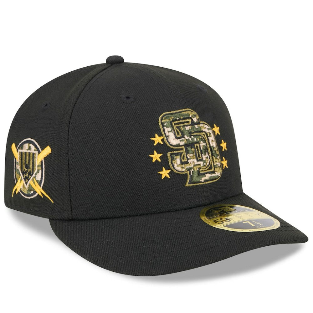 San Diego Padres New Era 2024 Armed Forces Day Low Profile 59FIFTY Fitted Hat - Black - New Era Sale