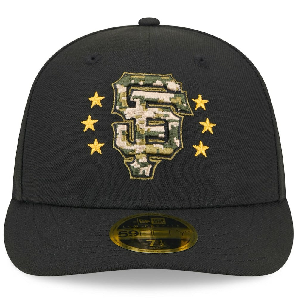 San Francisco Giants New Era 2024 Armed Forces Day Low Profile 59FIFTY Fitted Hat - Black - New Era on Sale