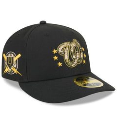 Washington Nationals New Era 2024 Armed Forces Day Low Profile 59FIFTY Fitted Hat - Black - New Era on Sale