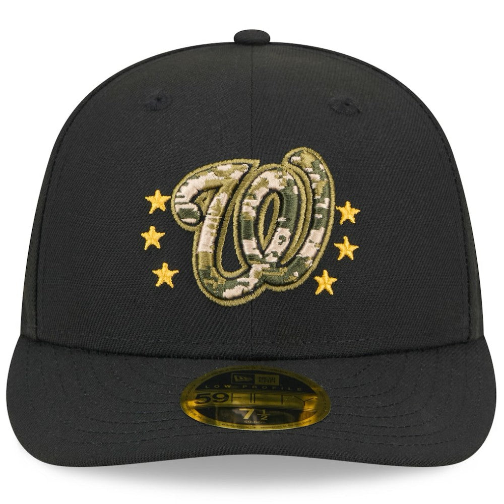 Washington Nationals New Era 2024 Armed Forces Day Low Profile 59FIFTY Fitted Hat - Black - New Era on Sale