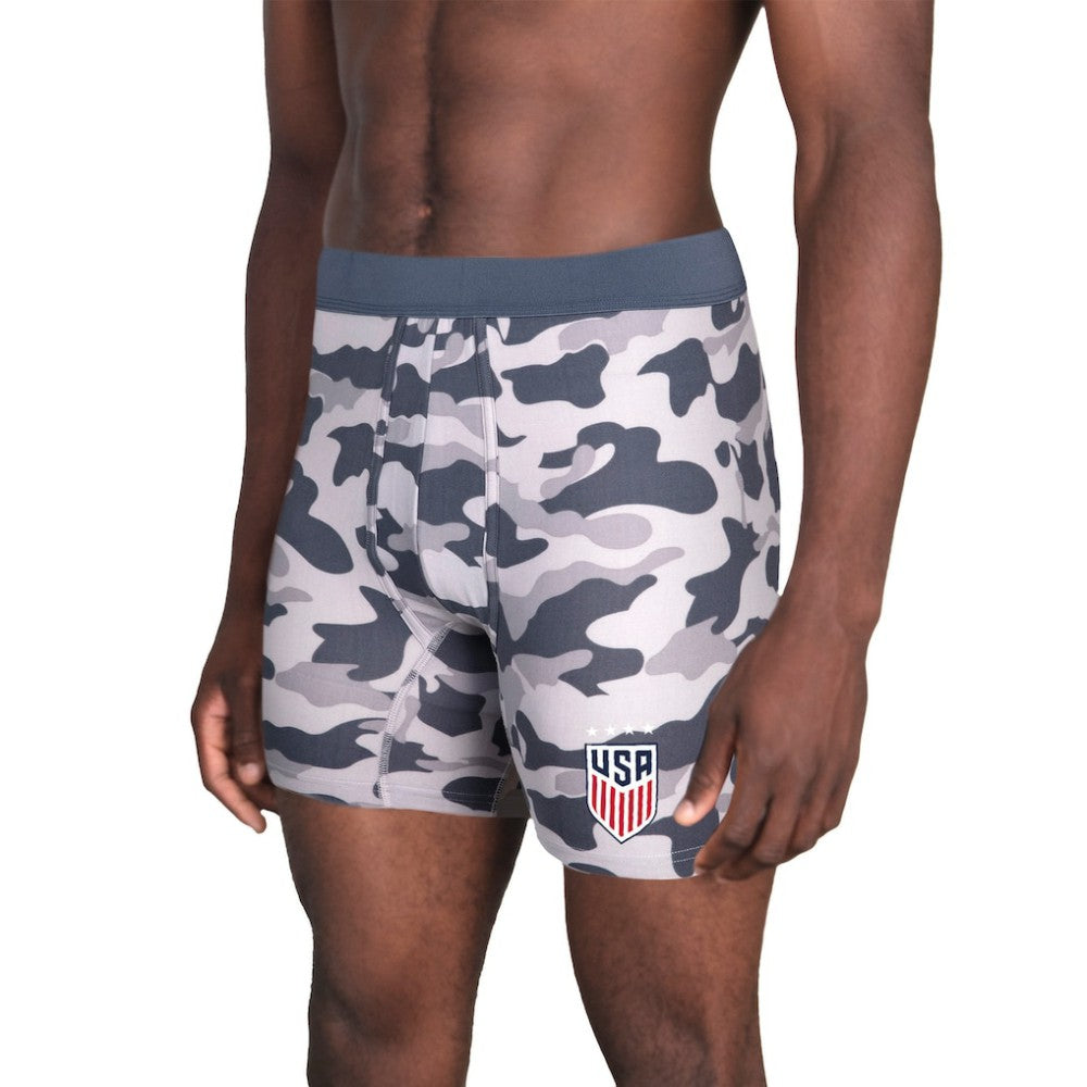 USWNT Concepts Sport Invincible Knit Boxer Briefs Charcoal