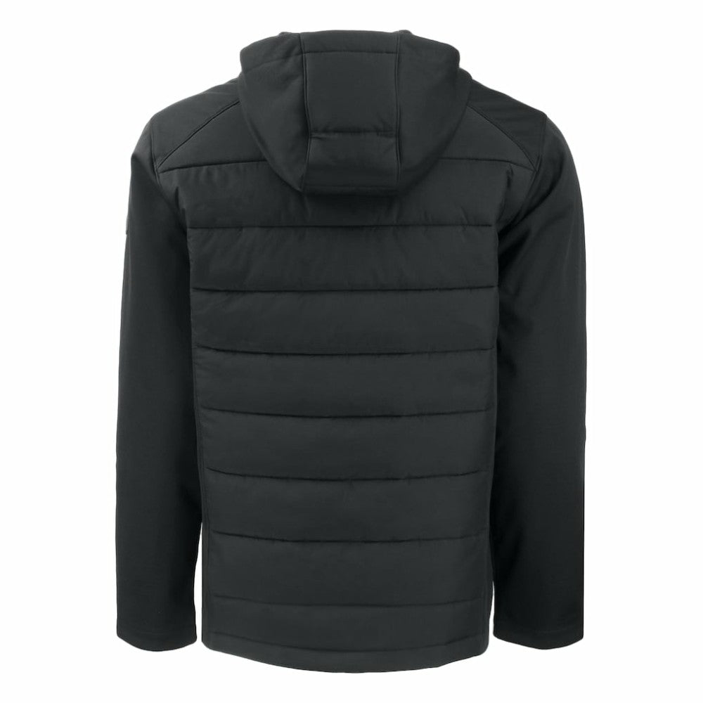 San Francisco Giants Cutter & Buck Big & Tall Evoke Hybrid Eco Softshell Recycled Full-Zip Hoodie - Black - MLB Online