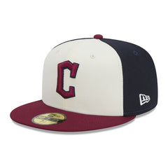 Cleveland Guardians New Era 2024 City Connect 59FIFTY Fitted Hat - White/Red - New Era Discount