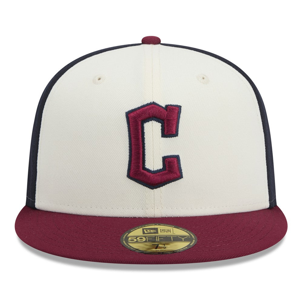 Cleveland Guardians New Era 2024 City Connect 59FIFTY Fitted Hat - White/Red - New Era Discount