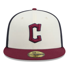 Cleveland Guardians New Era 2024 City Connect 59FIFTY Fitted Hat - White/Red - New Era Discount