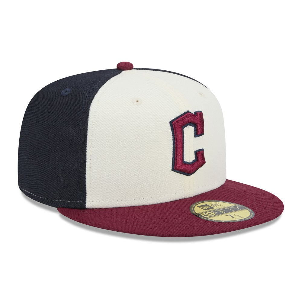 Cleveland Guardians New Era 2024 City Connect 59FIFTY Fitted Hat - White/Red - New Era Discount
