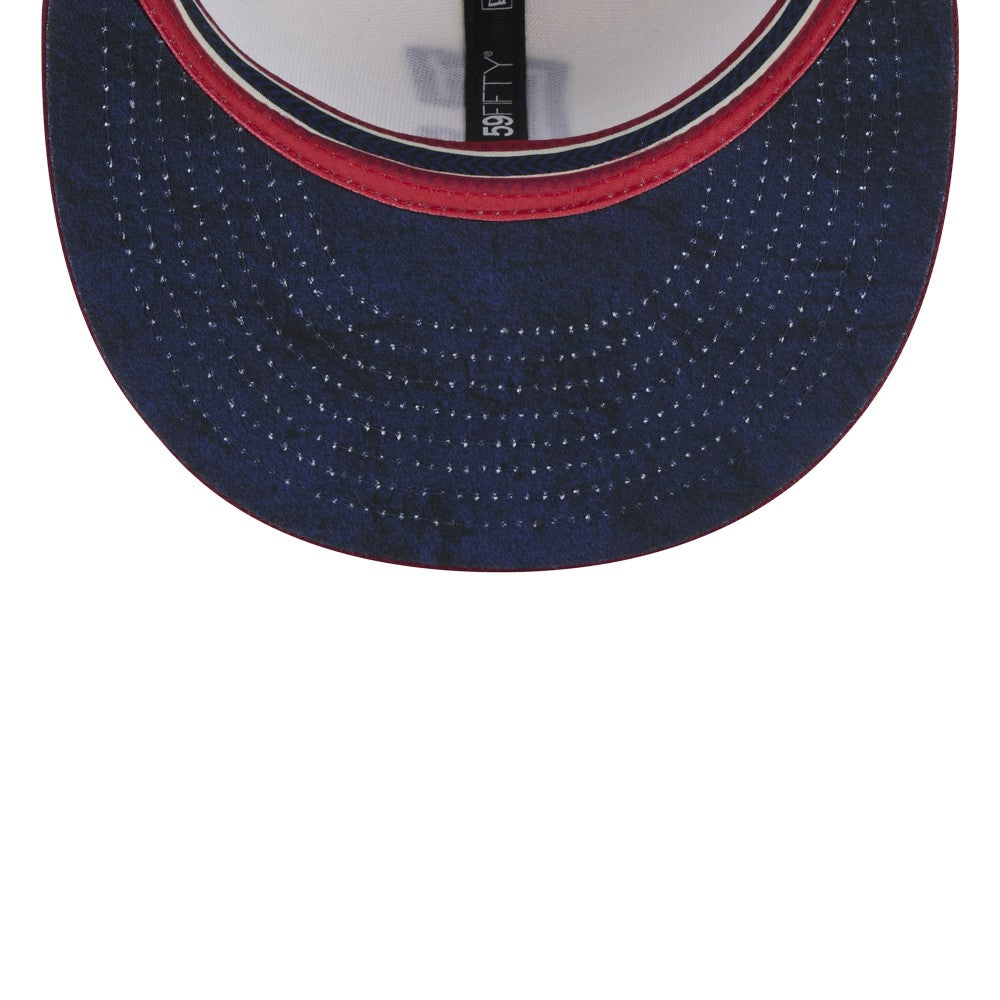 Cleveland Guardians New Era 2024 City Connect 59FIFTY Fitted Hat - White/Red - New Era Discount