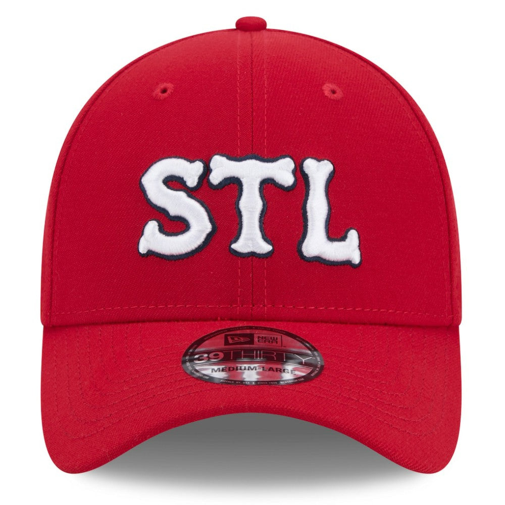 St. Louis Cardinals New Era 2024 City Connect 39THIRTY Flex Hat - Red - New Era Lifestyle