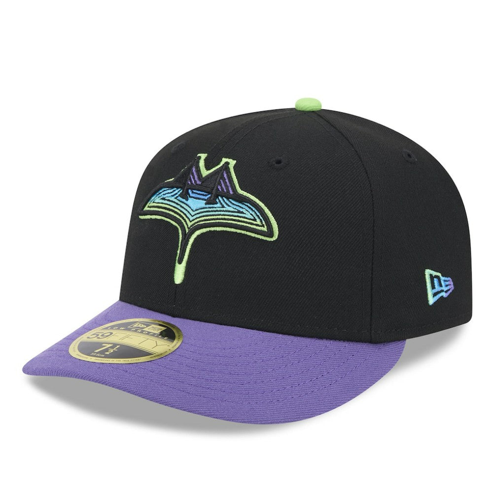 Tampa Bay Rays New Era 2024 City Connect Low Profile 59FIFTY Fitted Hat - Black - New Era Sale