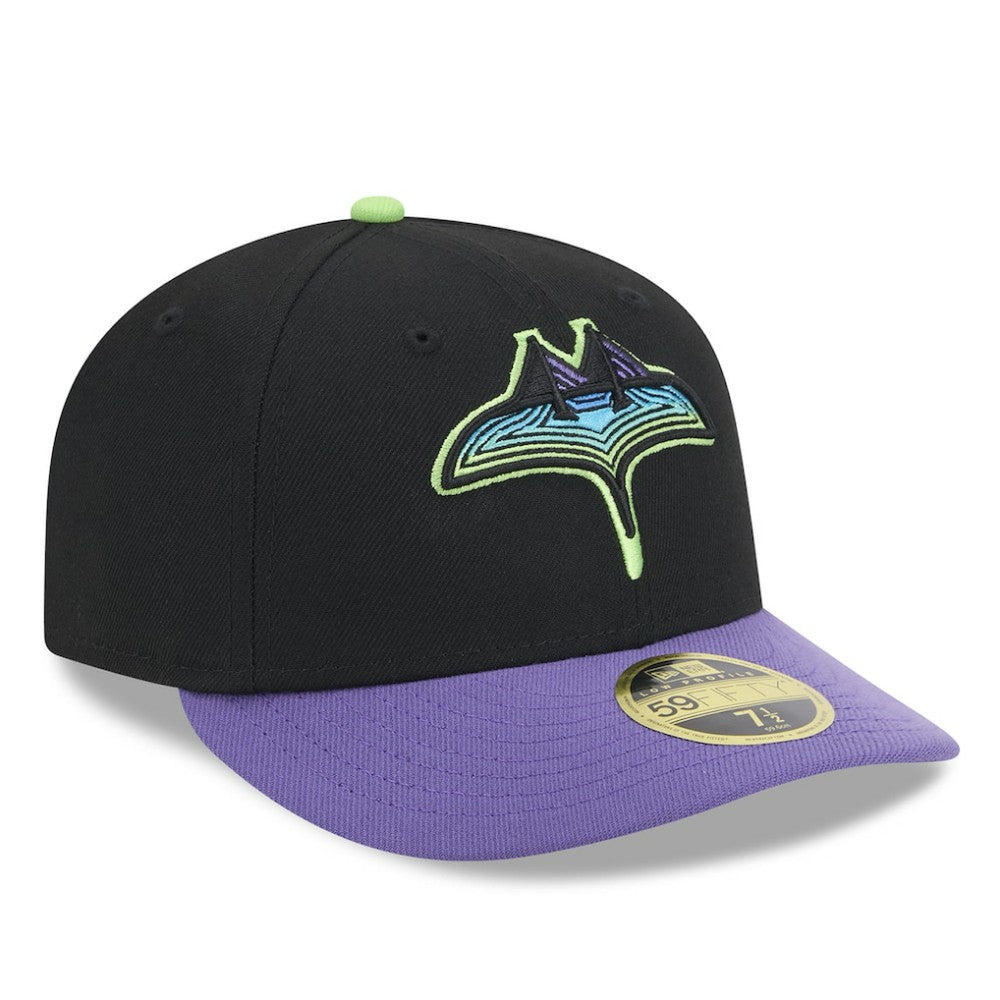 Tampa Bay Rays New Era 2024 City Connect Low Profile 59FIFTY Fitted Hat - Black - New Era Sale