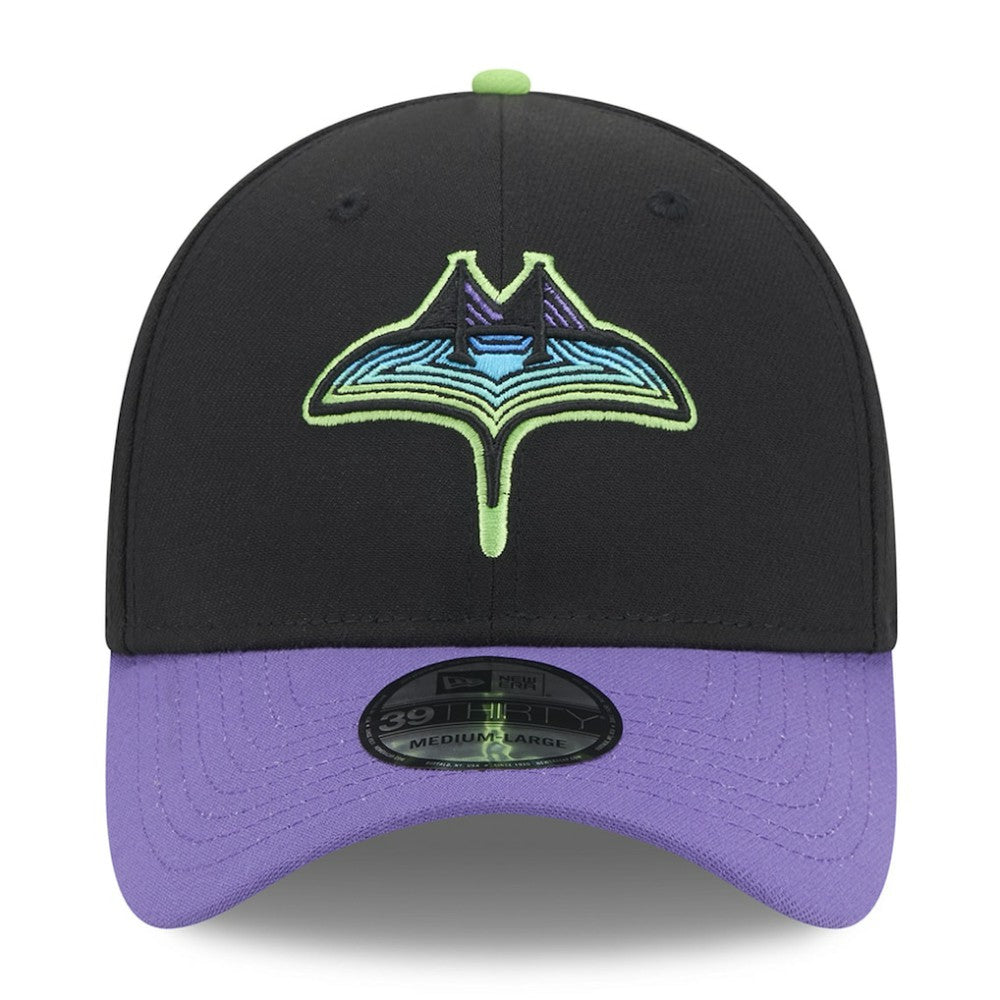 Tampa Bay Rays New Era 2023 City Connect 39THIRTY Flex Hat - Black - New Era Discount