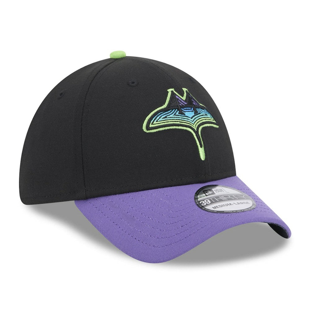 Tampa Bay Rays New Era 2023 City Connect 39THIRTY Flex Hat - Black - New Era Discount