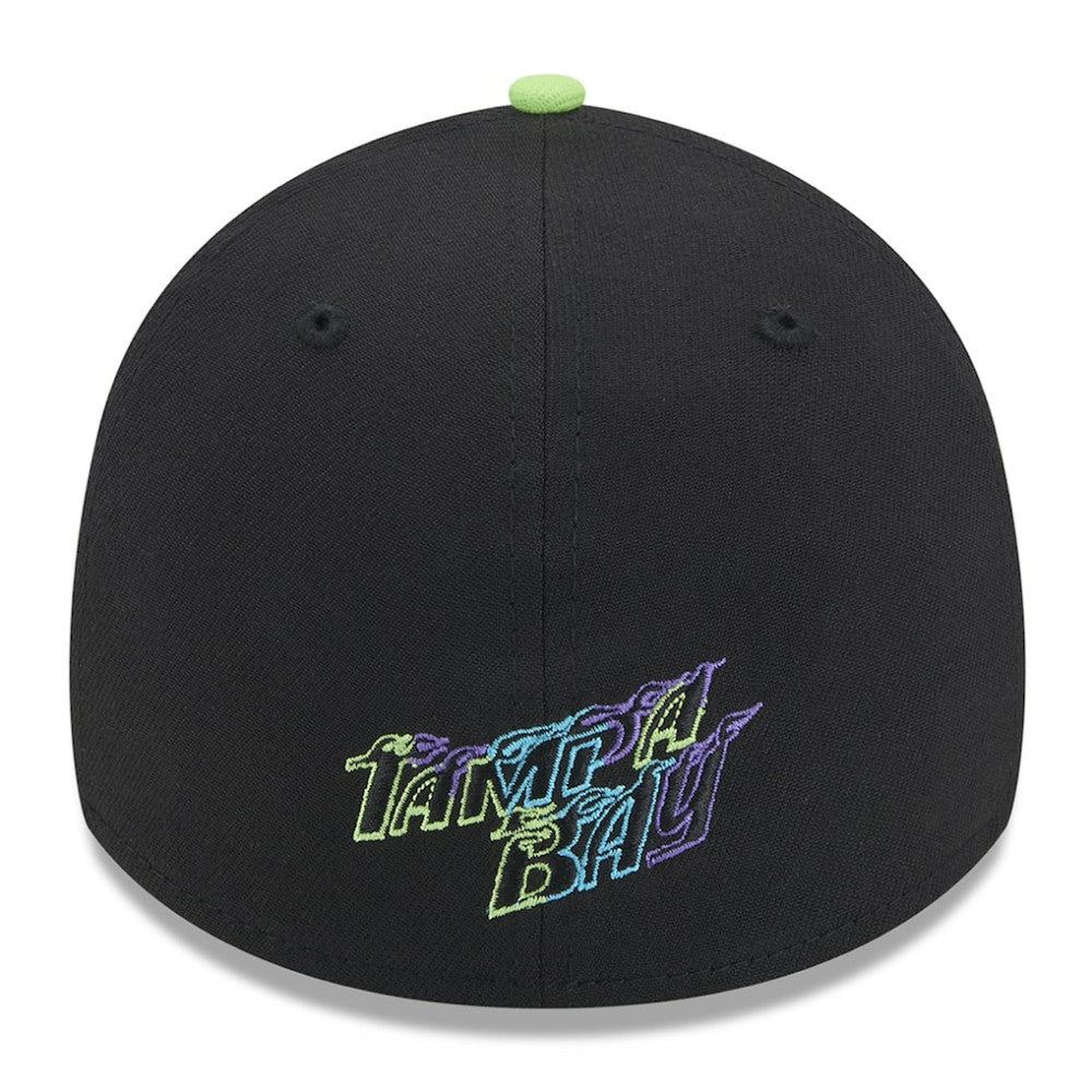 Tampa Bay Rays New Era 2023 City Connect 39THIRTY Flex Hat - Black - New Era Discount