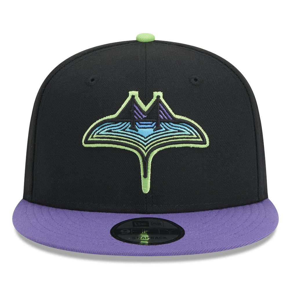 Tampa Bay Rays New Era 2024 City Connect 9FIFTY Snapback Hat - Black - New Era on Sale