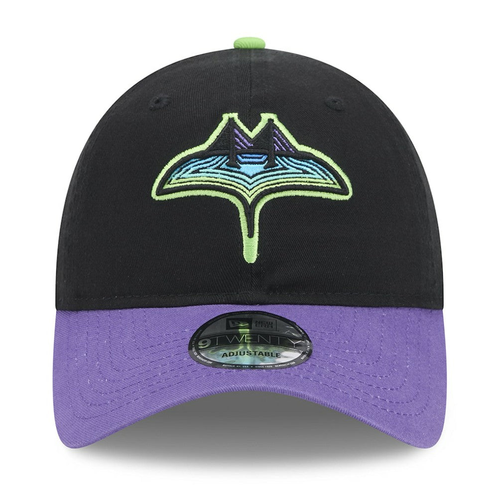 Tampa Bay Rays New Era 2024 City Connect 9TWENTY Adjustable Hat - Black - New Era Lifestyle