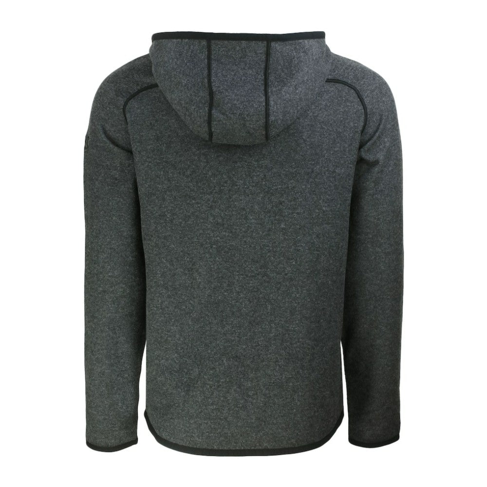 San Diego Padres Cutter & Buck Mainsail Full-Zip Hooded Jacket - Heather Charcoal - MLB Sale