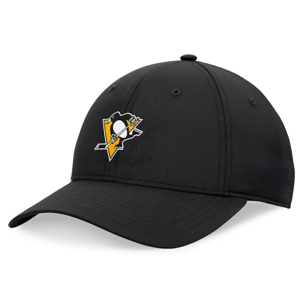 Pittsburgh Penguins Fanatics Front Office Ripstop Adjustable Hat - Black - NHL 200496221