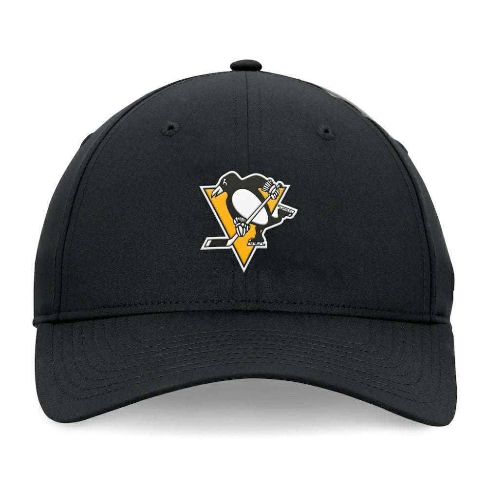 Pittsburgh Penguins Fanatics Front Office Ripstop Adjustable Hat - Black - NHL 200496221