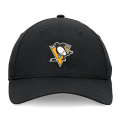 Pittsburgh Penguins Fanatics Front Office Ripstop Adjustable Hat - Black - NHL 200496221