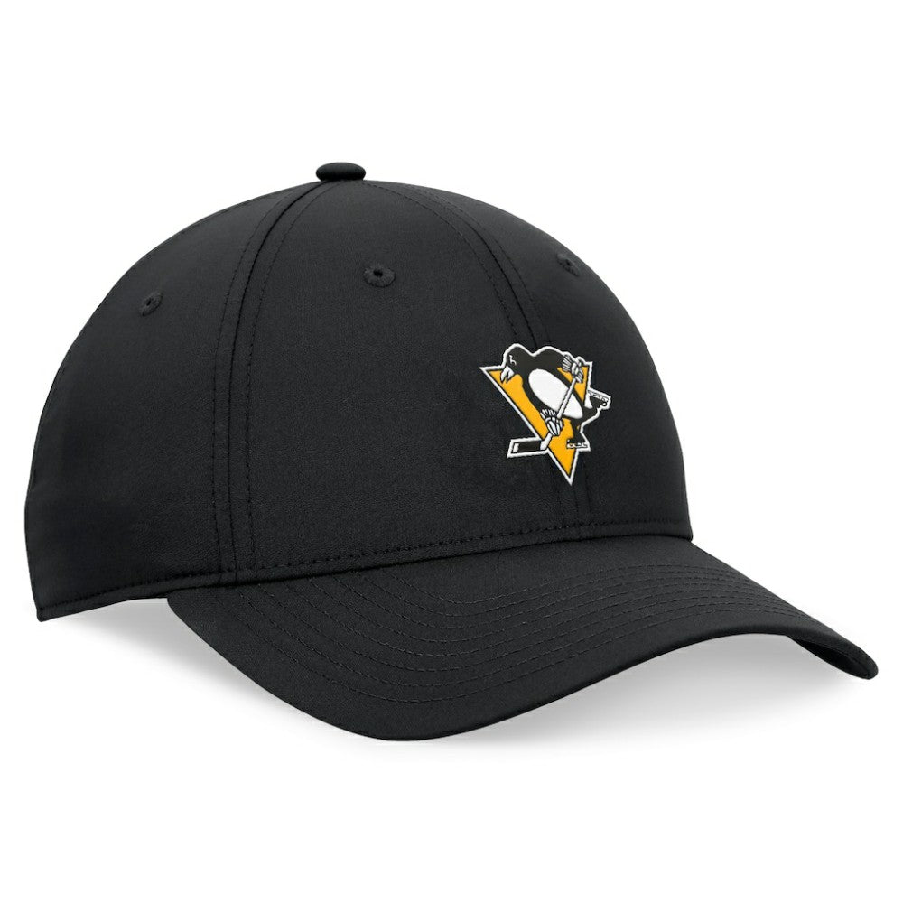 Pittsburgh Penguins Fanatics Front Office Ripstop Adjustable Hat - Black - NHL 200496221