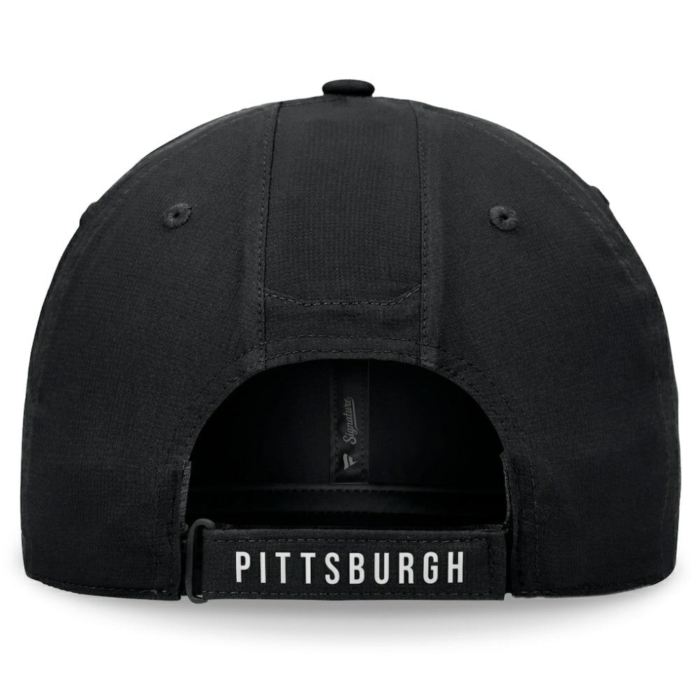 Pittsburgh Penguins Fanatics Front Office Ripstop Adjustable Hat - Black - NHL 200496221
