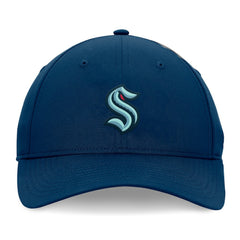 Seattle Kraken Fanatics Front Office Ripstop Adjustable Hat - Deep Sea Blue - NHL 200496222