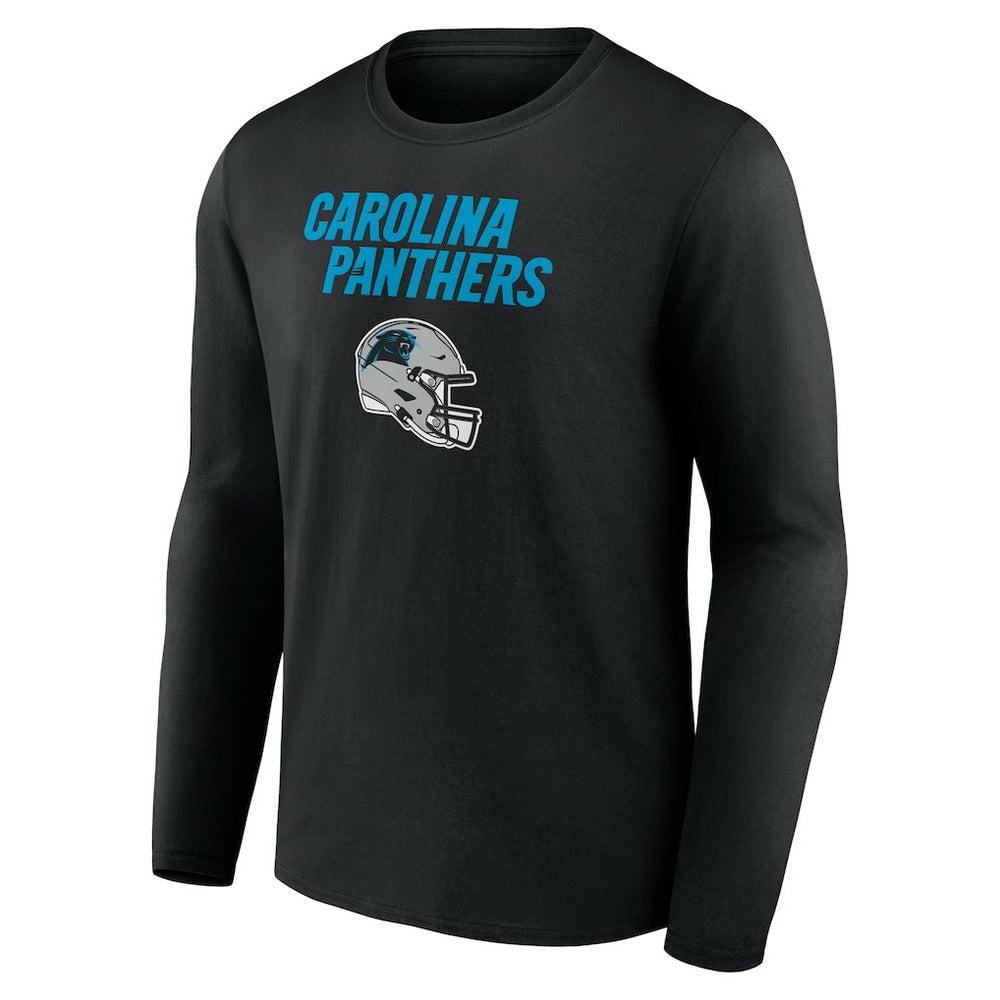 Bryce Young Carolina Panthers Team Wordmark Name & Number Long Sleeve T-Shirt Black