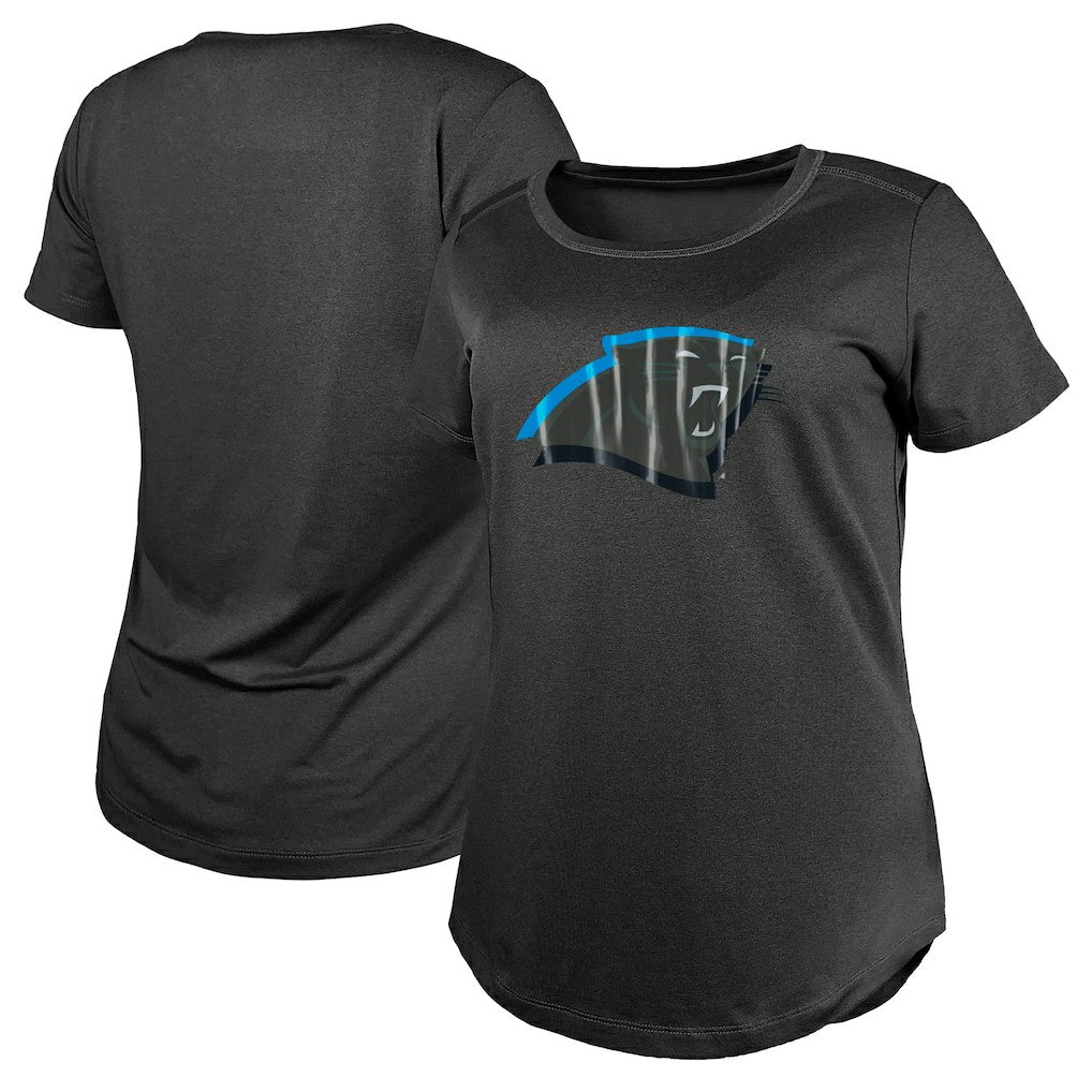 Carolina Panthers New Era Women's 2024 NFL Draft T-Shirt Charcoal