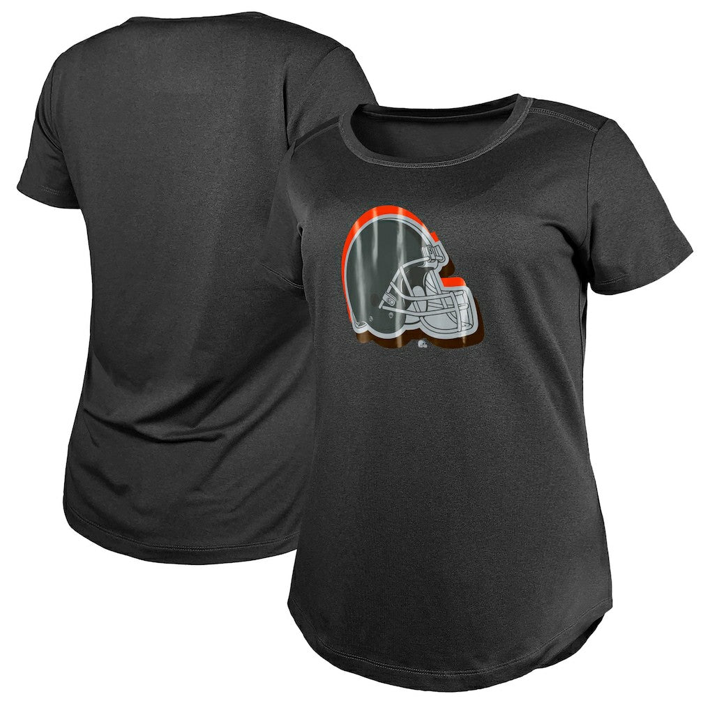 Cleveland Browns New Era Women's 2024 NFL Draft T-Shirt Charcoal