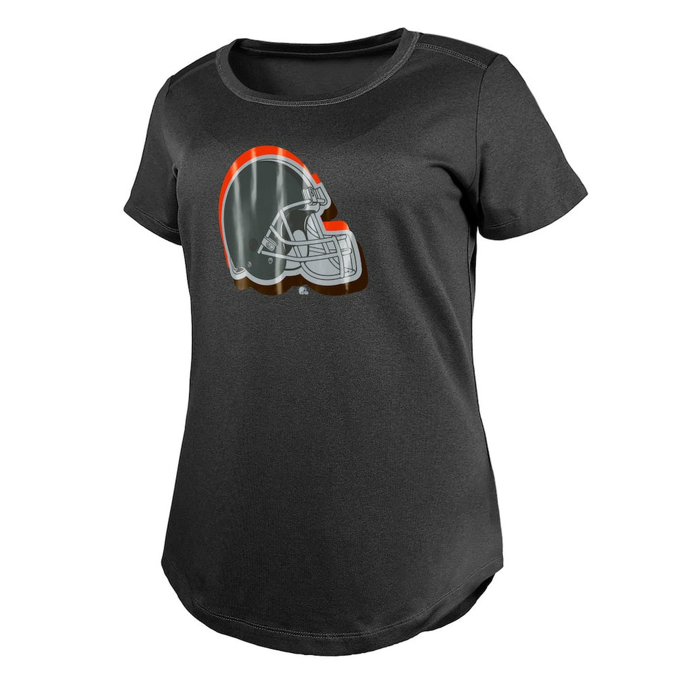 Cleveland Browns New Era Women's 2024 NFL Draft T-Shirt Charcoal