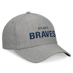 Atlanta Braves Fanatics Elements A-Frame Structured Adjustable Hat - Heather Gray - Fanatics Lifestyle