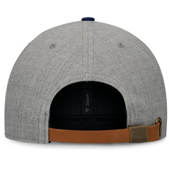 Atlanta Braves Fanatics Elements Flat Brim Snapbuckle Hat - Heather Gray/Navy - Fanatics Lifestyle
