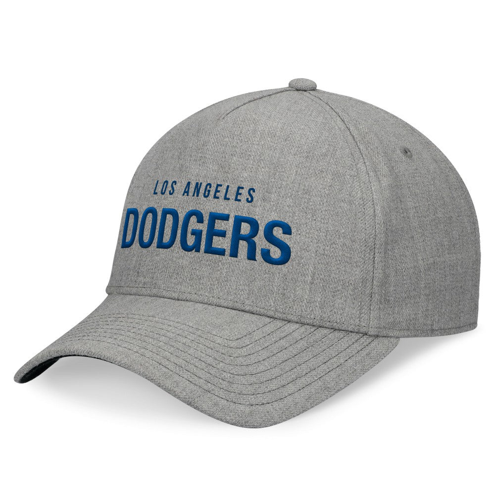 Los Angeles Dodgers Fanatics Elements A-Frame Structured Adjustable Hat - Heather Gray - Fanatics Lifestyle