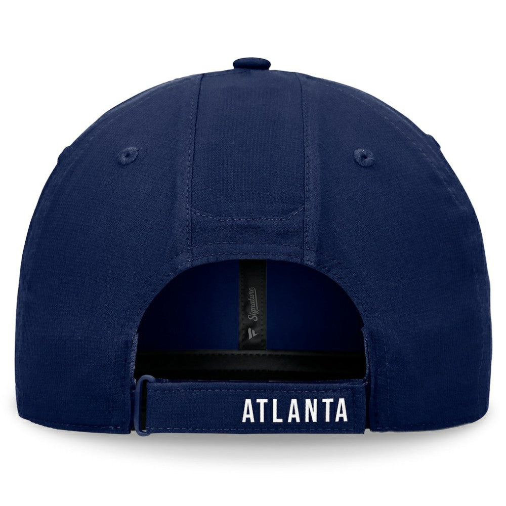 Atlanta Braves Fanatics Front Office Ripstop Unstructured Adjustable Hat - Navy - Fanatics Lifestyle
