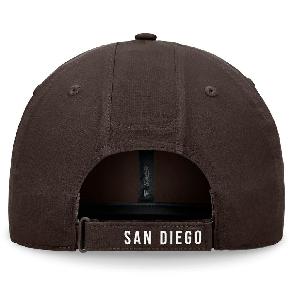 San Diego Padres Fanatics Front Office Ripstop Unstructured Adjustable Hat - Brown - Fanatics Sale