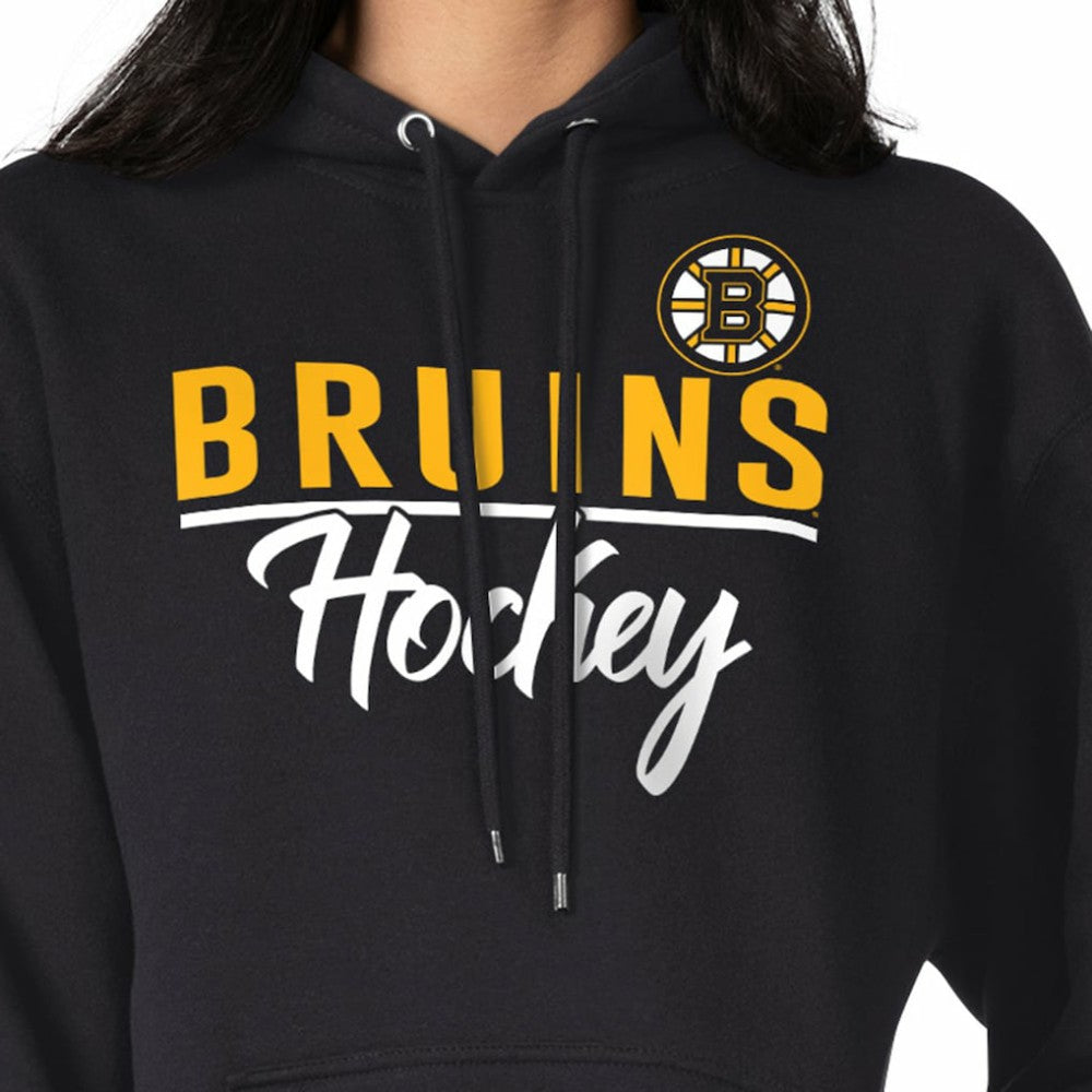 Boston Bruins G-III 4Her by Carl Banks Women's Team Sport Tri-Blend Fleece Hoodie - Black - NHL 200497115