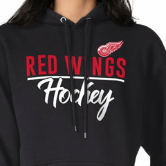 Detroit Red Wings G-III 4Her by Carl Banks Women's Team Sport Tri-Blend Fleece Hoodie - Black - NHL 200497120