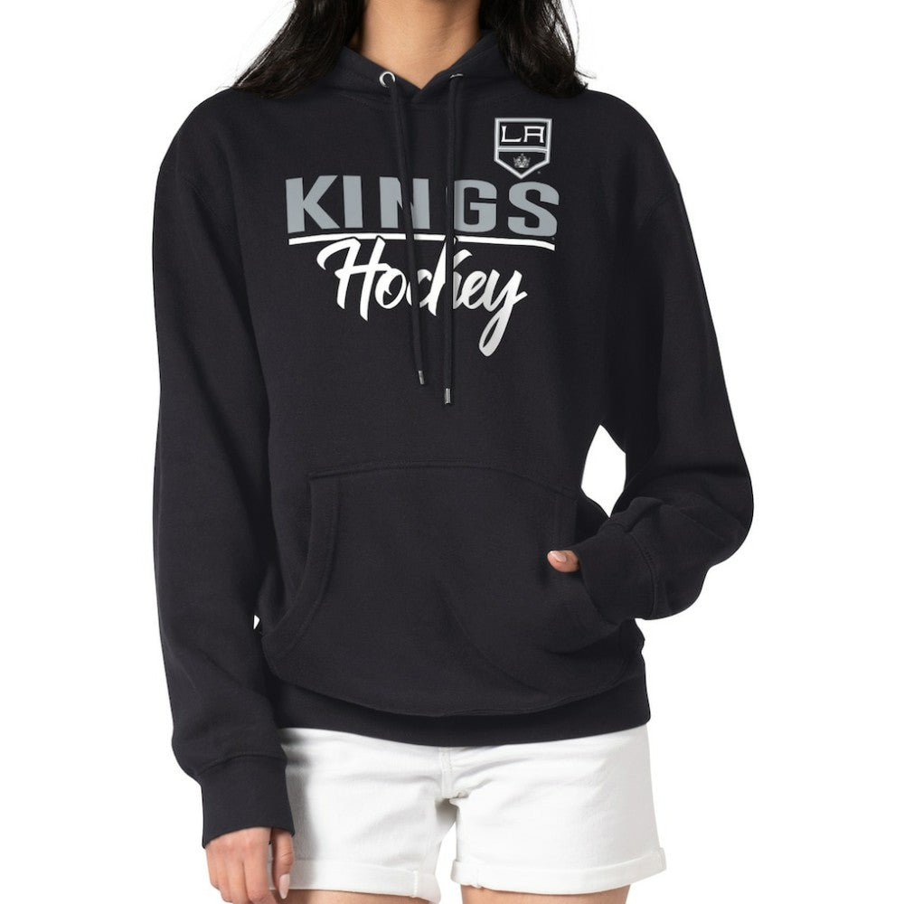 Los Angeles Kings G-III 4Her by Carl Banks Women's Team Sport Tri-Blend Fleece Hoodie - Black - NHL 200497121