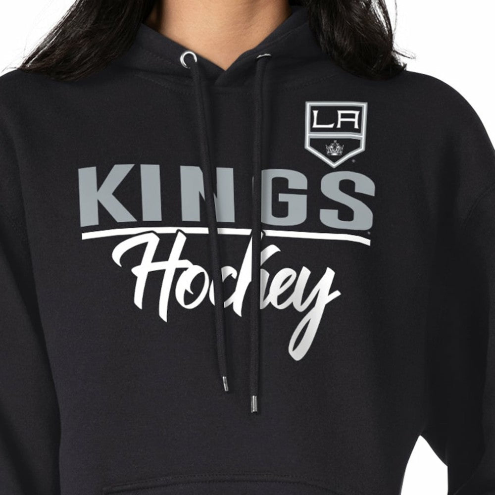 Los Angeles Kings G-III 4Her by Carl Banks Women's Team Sport Tri-Blend Fleece Hoodie - Black - NHL 200497121