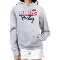 Carolina Hurricanes G-III 4Her by Carl Banks Women's Team Sport Tri-Blend Fleece Hoodie - Heather Gray - NHL 200497135