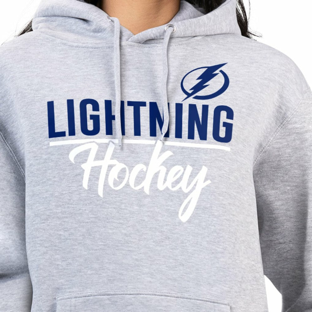 Tampa Bay Lightning G-III 4Her by Carl Banks Women's Team Sport Tri-Blend Fleece Hoodie - Heather Gray - NHL 200497157