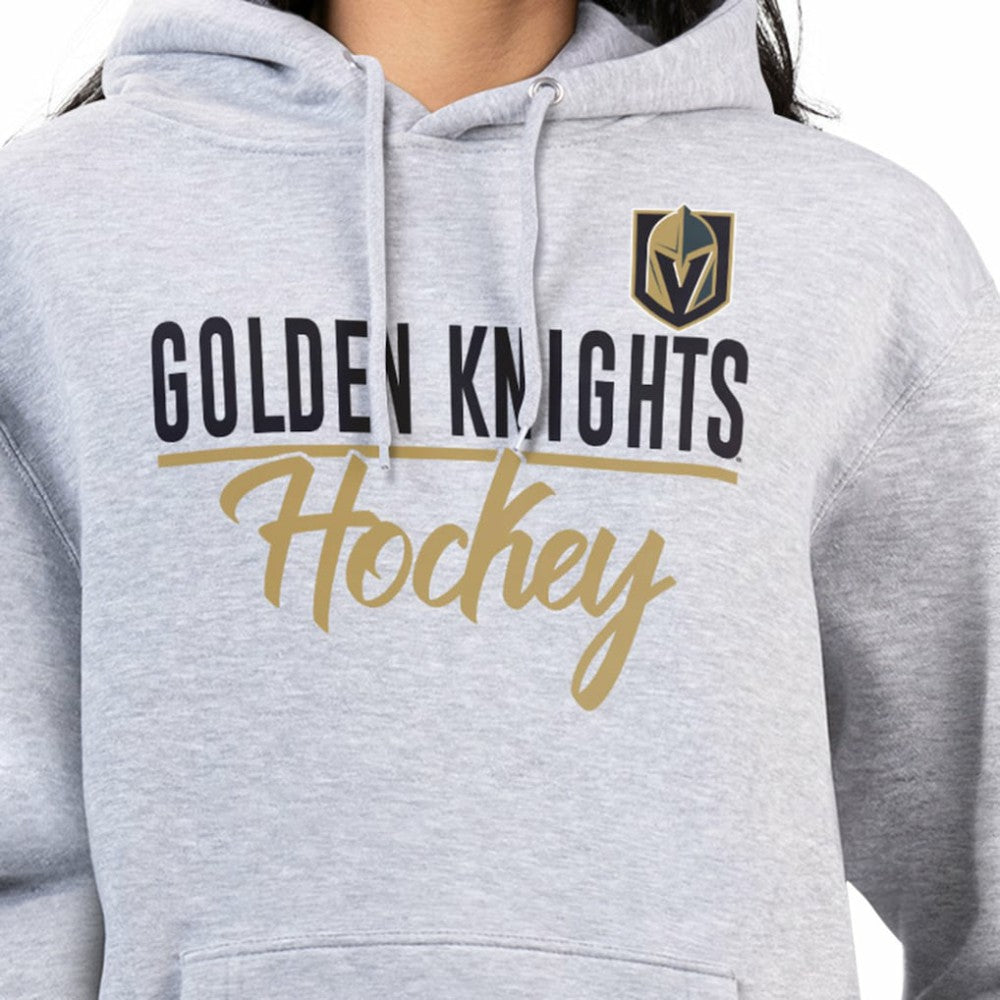 Vegas Golden Knights G-III 4Her by Carl Banks Women's Team Sport Tri-Blend Fleece Hoodie - Heather Gray - NHL 200497160