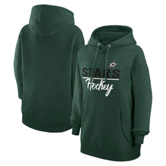 Dallas Stars G-III 4Her by Carl Banks Women's Team Sport Tri-Blend Fleece Hoodie - Green - NHL 200497163